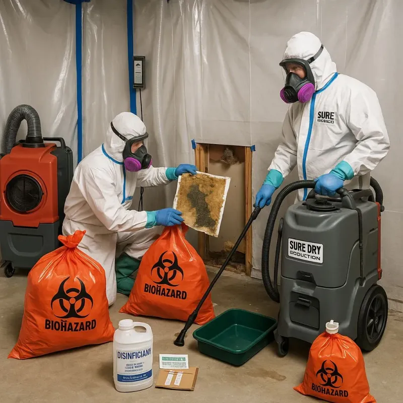 Contaminated Water Handling Protocols process in Faribault County, MN